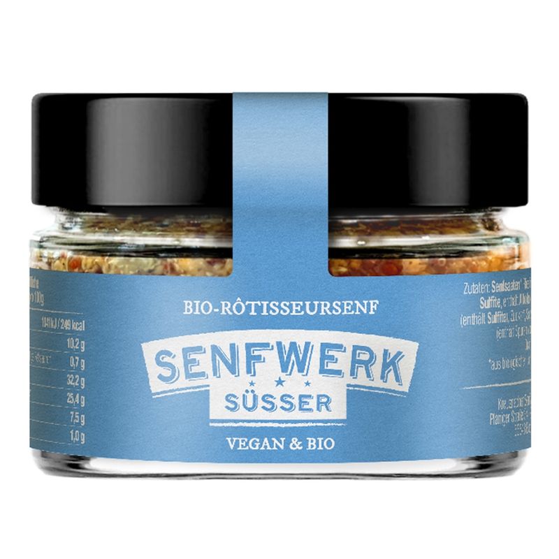 Kreuznacher Senfwerk BIO  Rotisseursenf - Süss 100ml - Produktbild