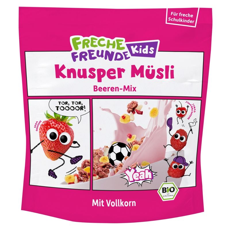 Freche Freunde Freche Freunde Kids Bio Knusper Müsli - Beeren-Mix 280g - Produktbild