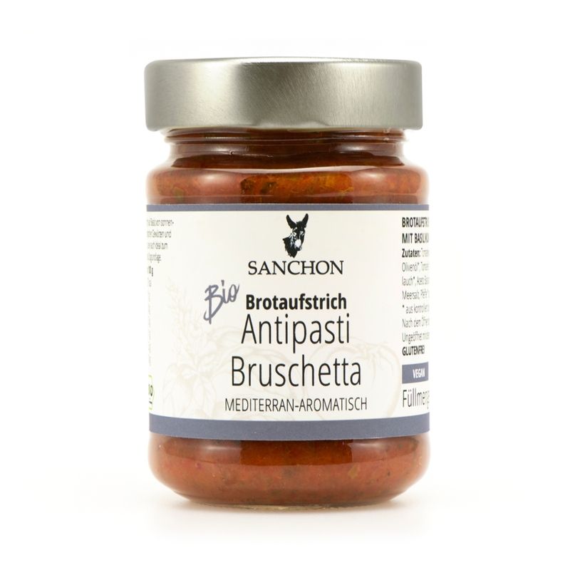 Sanchon BA Brotaufstrich Antipasti Bruschetta, 190 g, SANCHON, bio - Produktbild