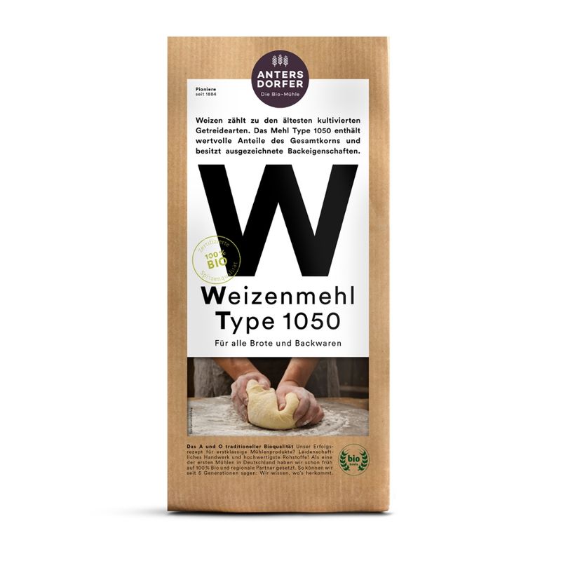 Antersdorfer - Die Bio-Mühle Bio Weizenmehl Type 1050 - Produktbild