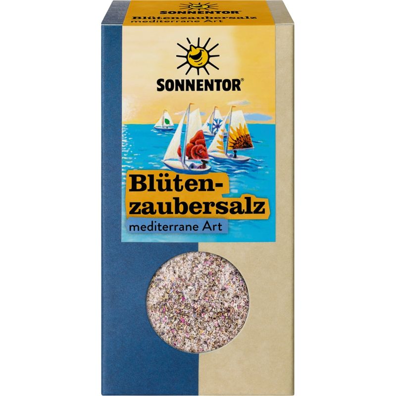 Sonnentor Blütenzaubersalz mediterrane Art, Packung - Produktbild