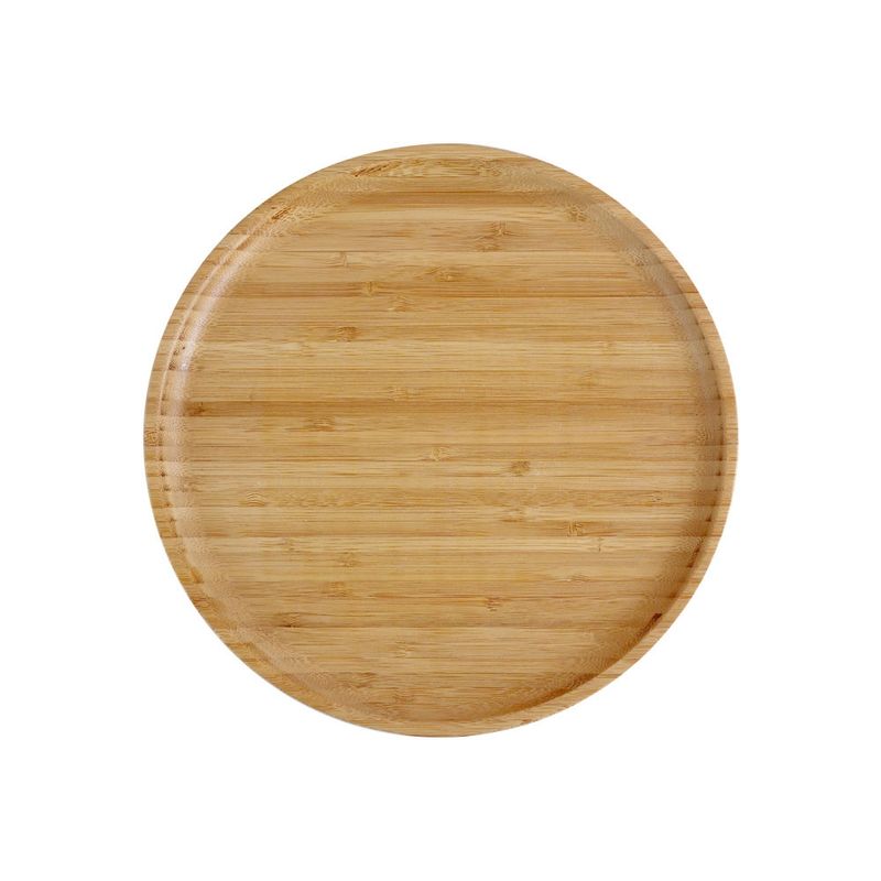 pandoo pandoo Teller aus Bambus - wiederverwendbar - Größe 25 cm x 25 cm x 2 cm - Produktbild