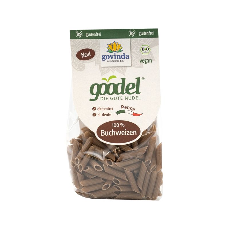 Govinda goodel DIE GUTE NUDEL Penne 100 % Buchweizen - Produktbild