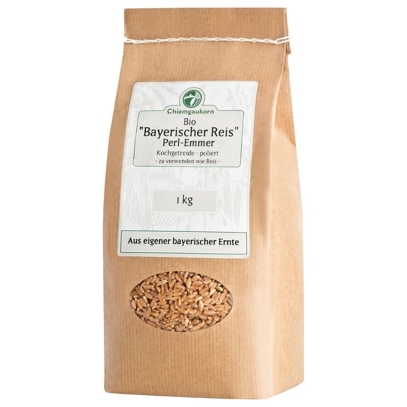 Chiemgaukorn "Bayerischer Reis", Bio Perl-Emmer 1,0 kg, Chiemgaukorn - Produktbild