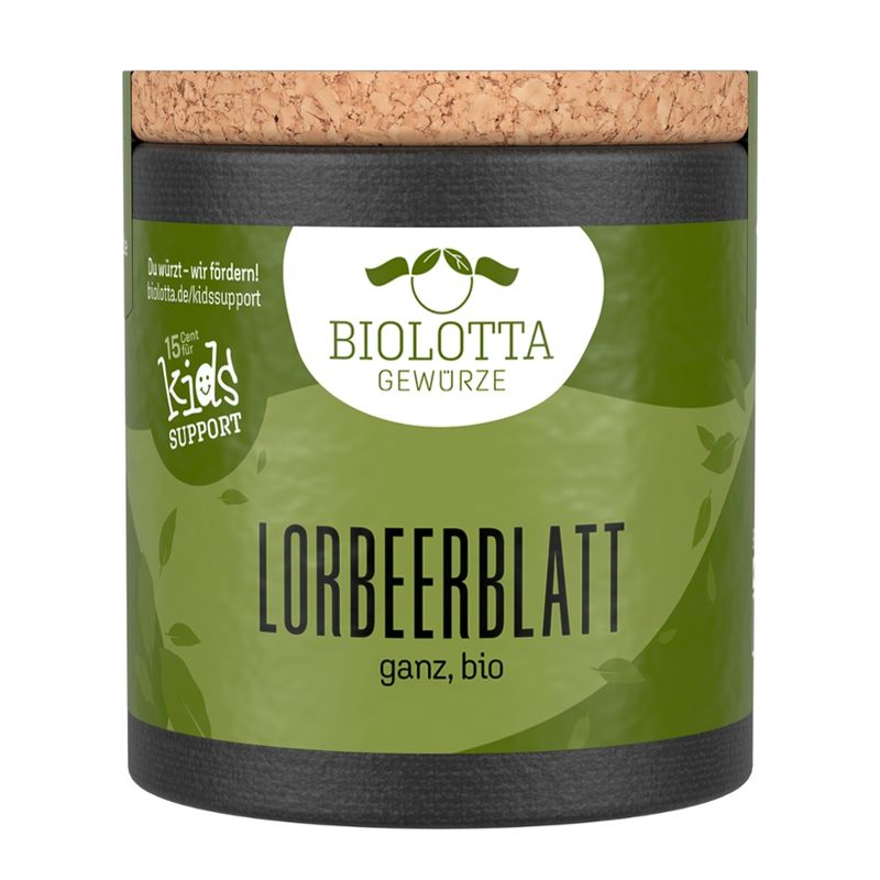 Biolotta Biolotta Korkdose Lorbeerblatt ganz, bio - Produktbild