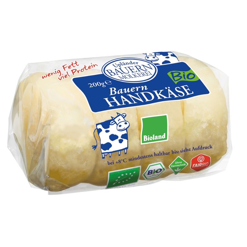 Upländer Bauernmolkerei Bauern Handkäse ohne Kümmel - Produktbild