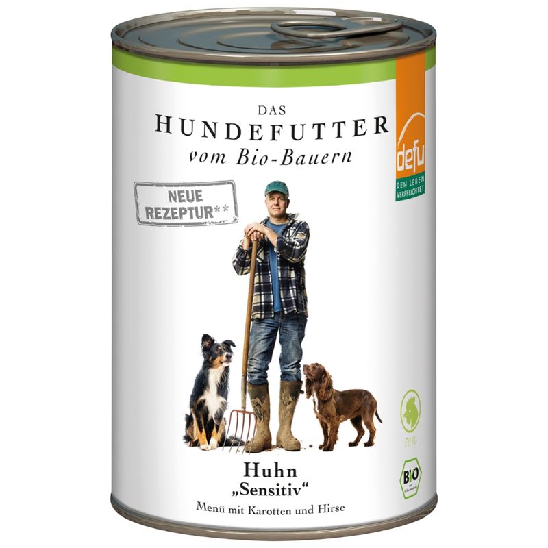 defu - Das Tierfutter vom Bio-Bauern Hund Huhn "Sensitiv" - Produktbild