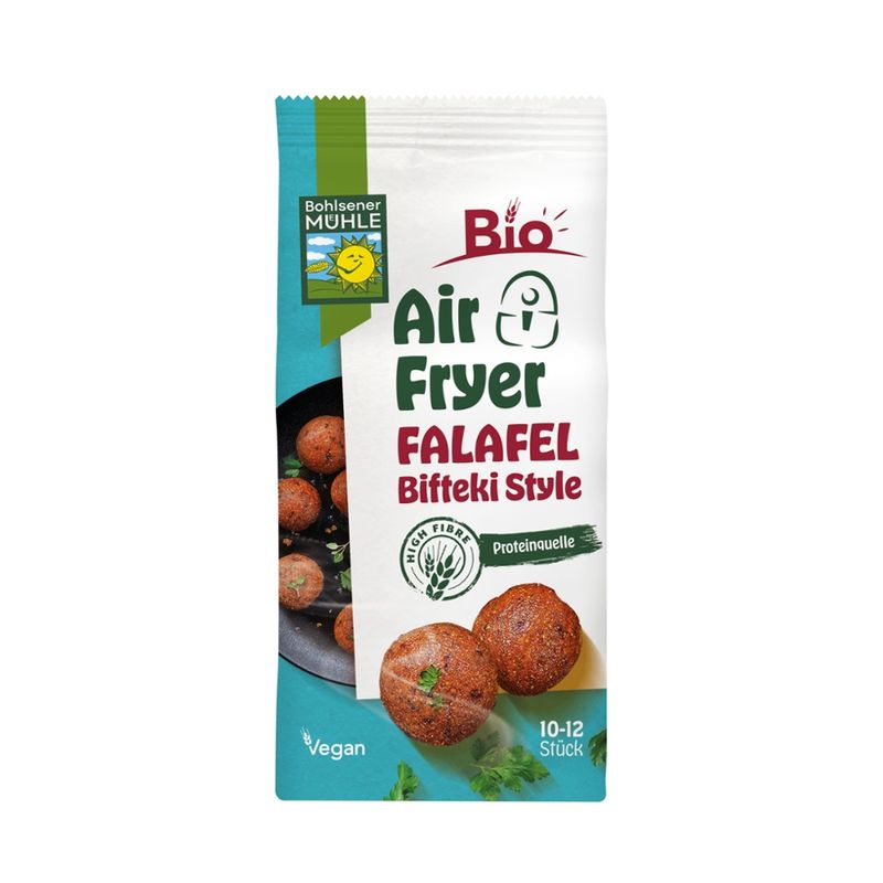 Bohlsener Mühle Bio Airfryer Falafel Bifteki Style - Produktbild