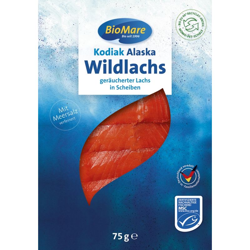 Bio Mare Bio Mare Kodiak Alaska Wildlachs, 75g - Produktbild