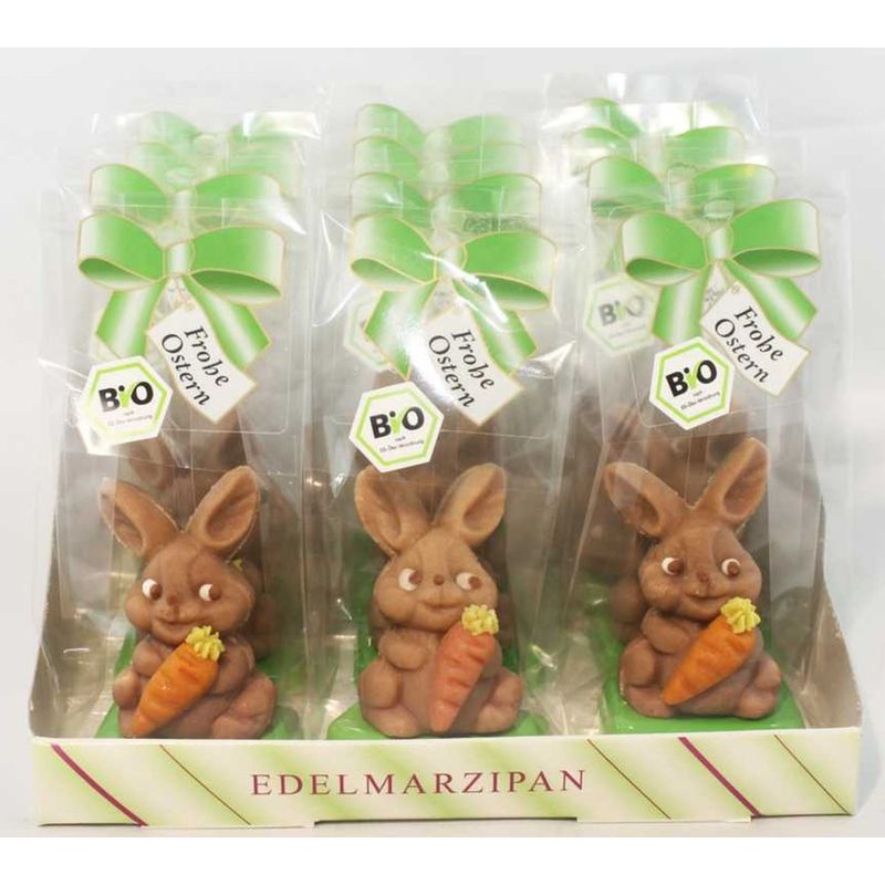 Funsch Marzipan BIO Hase mit Möhre in Tüte - Produktbild
