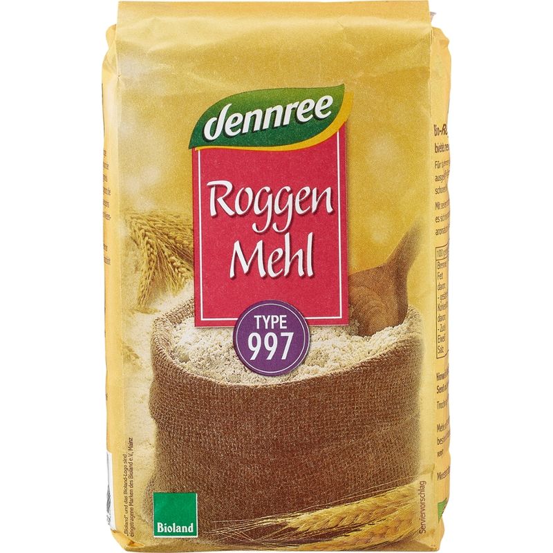 dennree Roggenmehl Type 997 - Produktbild
