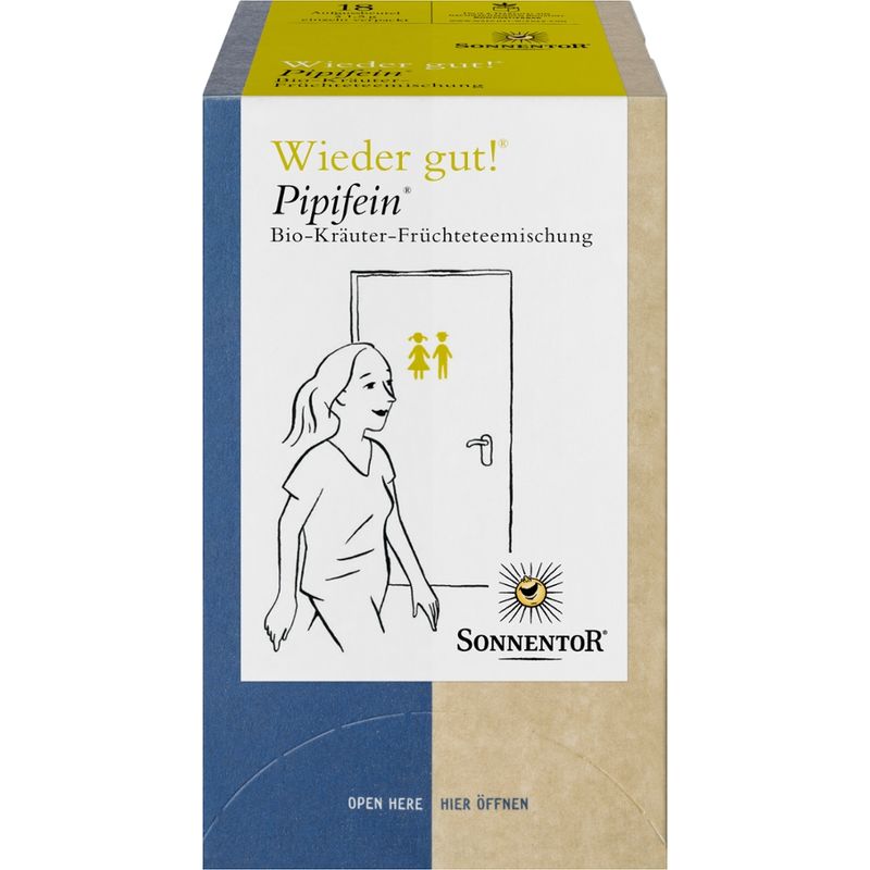 Sonnentor Pipifein® Tee Wieder gut!®, Doppelkammerbeutel - Produktbild