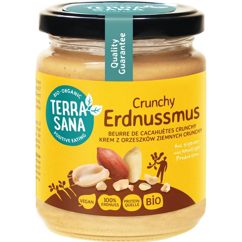 TerraSana Erdnussmus Crunchy - Produktbild