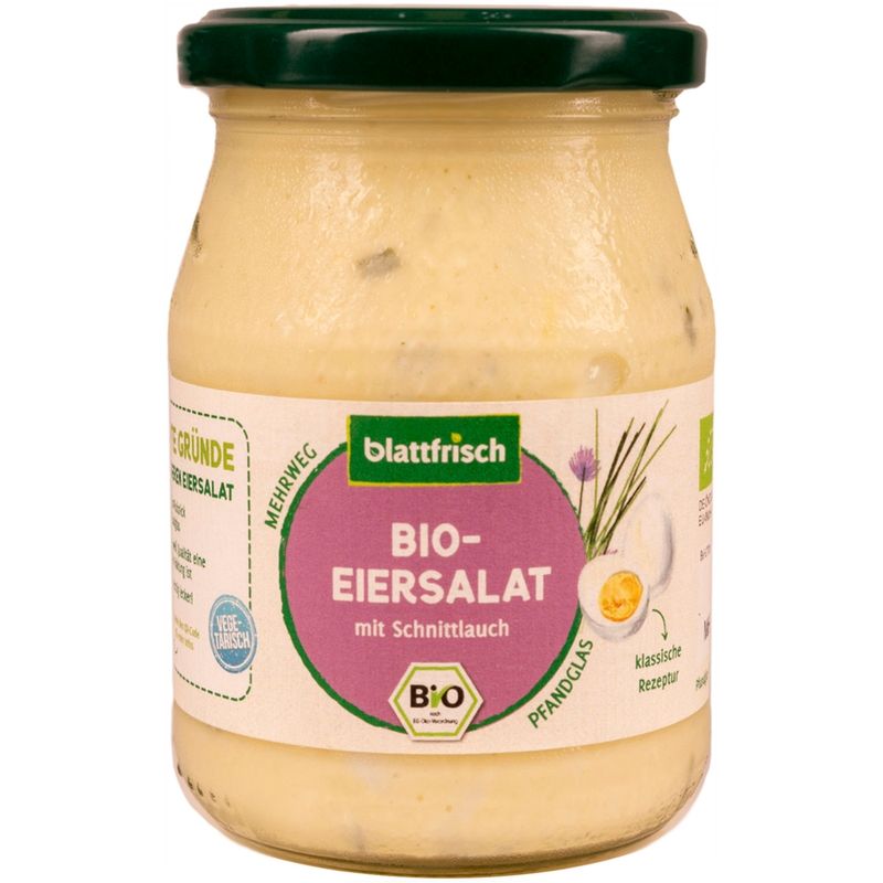 blattfrisch  Bio-Eiersalatt (Pfandglas 250g) - Produktbild