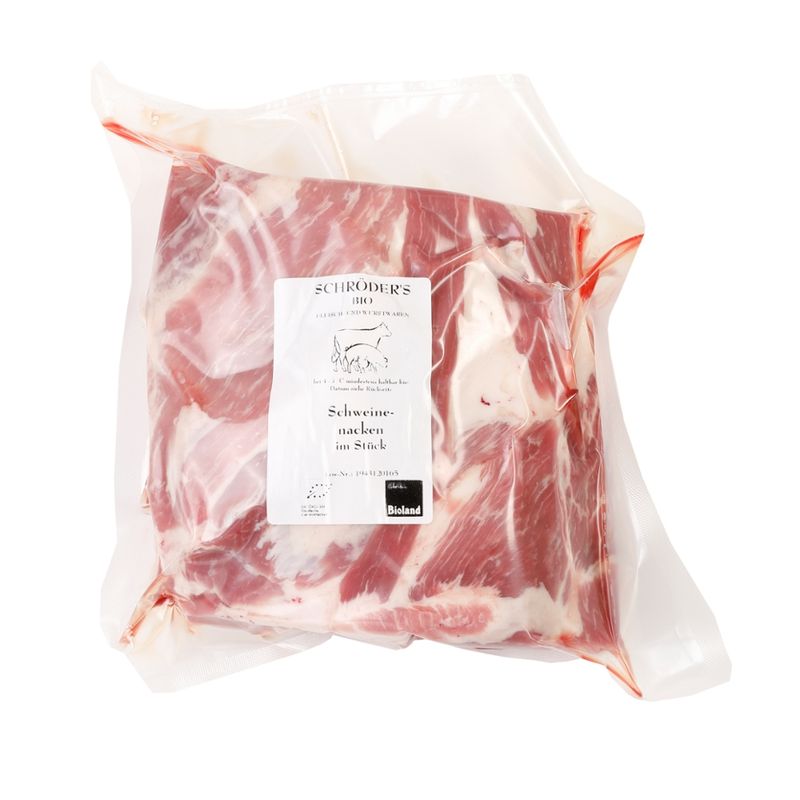Schröder's Bio Fleisch- und Wurstwaren Schweinenacken am Stück 1 kg - Produktbild