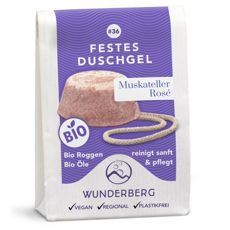 Wunderberg Festes Duschgel #36 Muskateller - Rosé - Produktbild