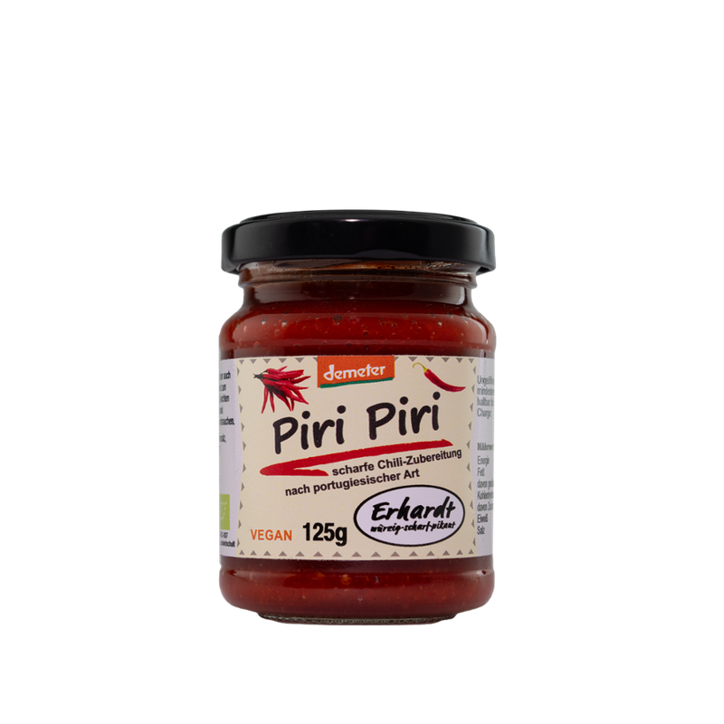 Erhardt würzig • scharf • pikant Piri Piri Demeter - Produktbild