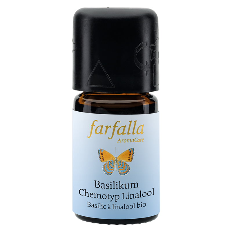 farfalla Basilikum Chemotyp Linalool bio Grand Cru, 5ml - Produktbild