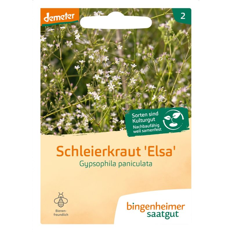 Bingenheimer Saatgut Stauden-Schleierkraut 'Elsa' - Blumen (Saatgut) - Produktbild