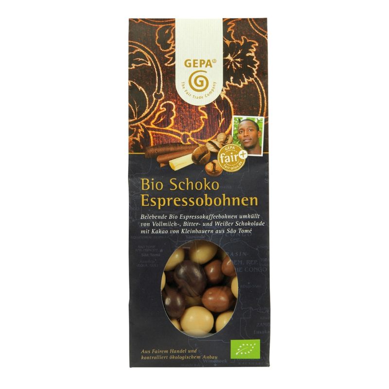 GEPA - The Fair Trade Company Bio Schoko Espressobohnen - Produktbild