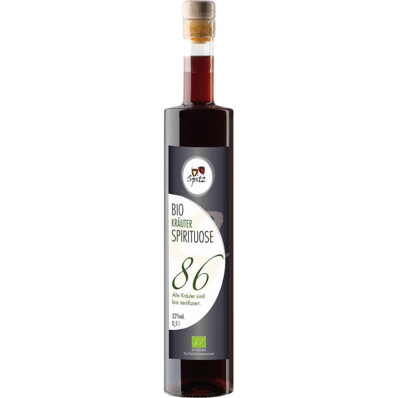 Spitz 86 BIO-Kräuter-Spirituose 0.5 l, 32 vol% - Produktbild