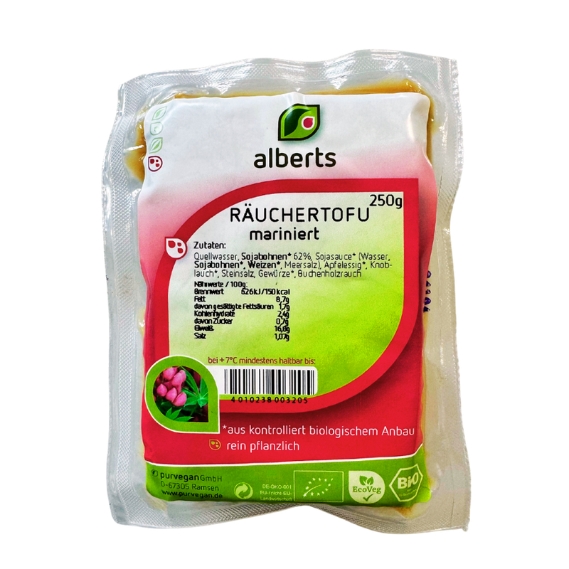 Alberts Räuchertofu mariniert - Produktbild