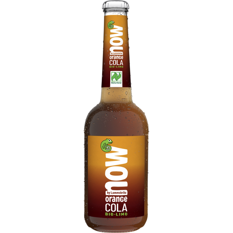 now now Bio Limo Orange Cola 0,33l - Produktbild