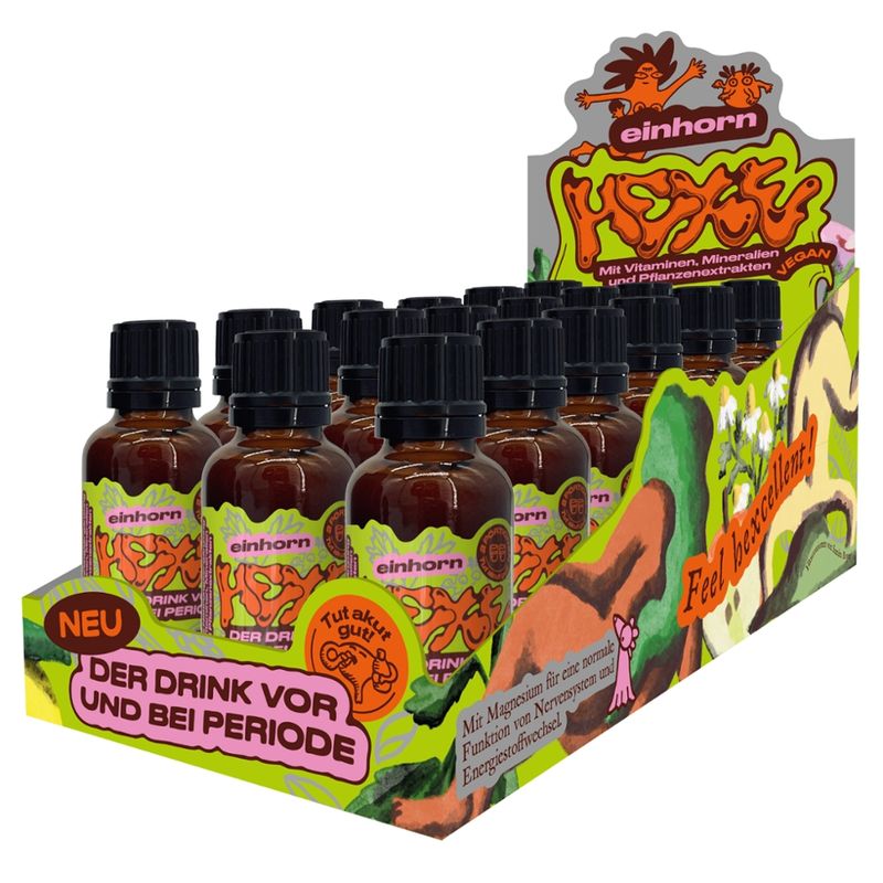 einhorn products GmbH Hexe Periodendrink 1 Flasche - 30 ml (Der Drink vor und bei der Periode) - Produktbild