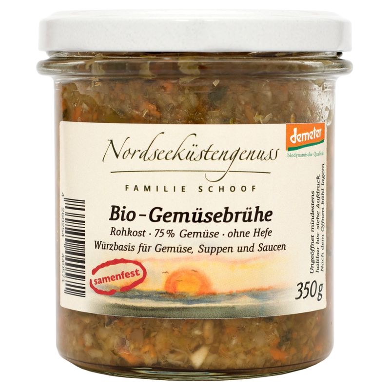 Nordseeküstengenuss Bio-Gemüsebrühe mit 75 % Gemüse - Produktbild