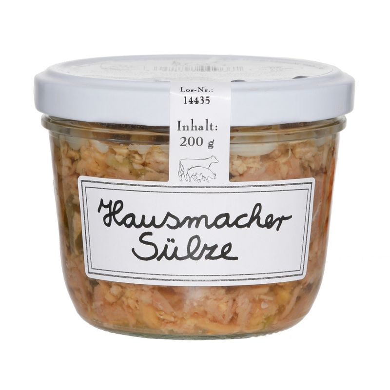 Schröder's Bio Fleisch- und Wurstwaren Hausmacher Sülze Einwegglas - Produktbild