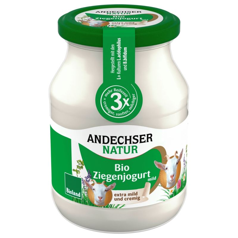 Andechser Natur Bio Ziegenjogurt mild - Produktbild