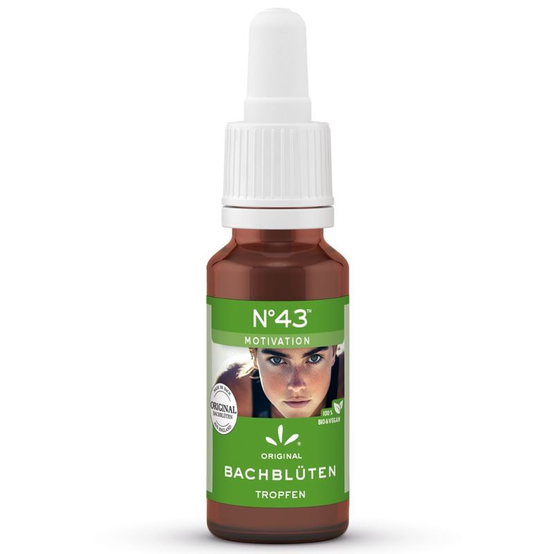 Lemon Pharma Original Bachblüten Mischung N°43 Motivation von Lemon Pharma, Bio und Vegan - Produktbild