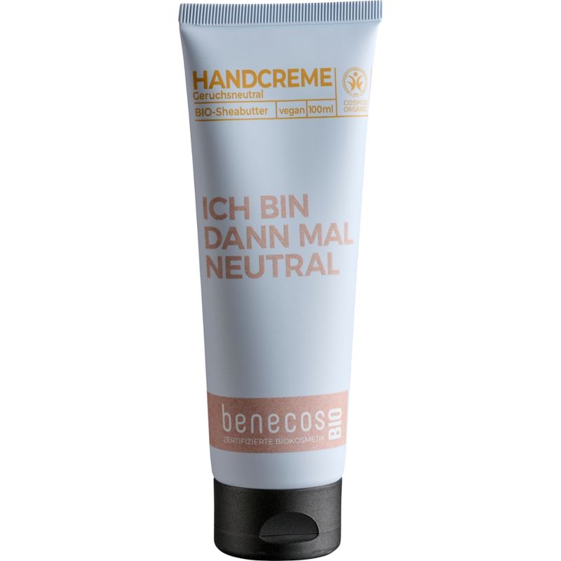 benecos benecosBIO Handcreme BIO-Sheabutter - ICH BIN DANN MAL NEUTRAL - Produktbild