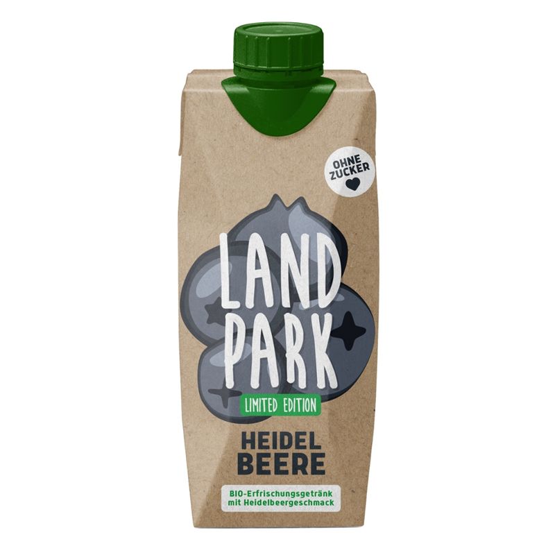 Landpark Bio-Quelle Landpark Bio-Quelle  Heidelbeere 0,5 l Tetra Pak - Produktbild
