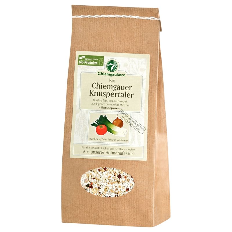 Chiemgaukorn Chiemgauer Knuspertaler - Gemüsegarten Chiemgaukorn - Produktbild