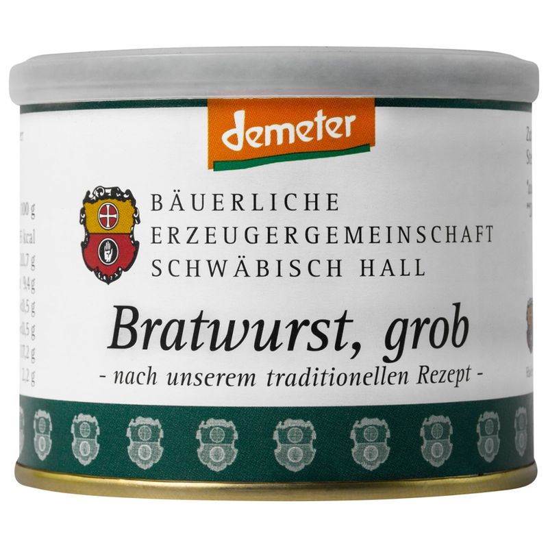 Bäuerliche Erzeugergemeinschaft Schwäbisch Hall Demeter Bratwurst - Produktbild