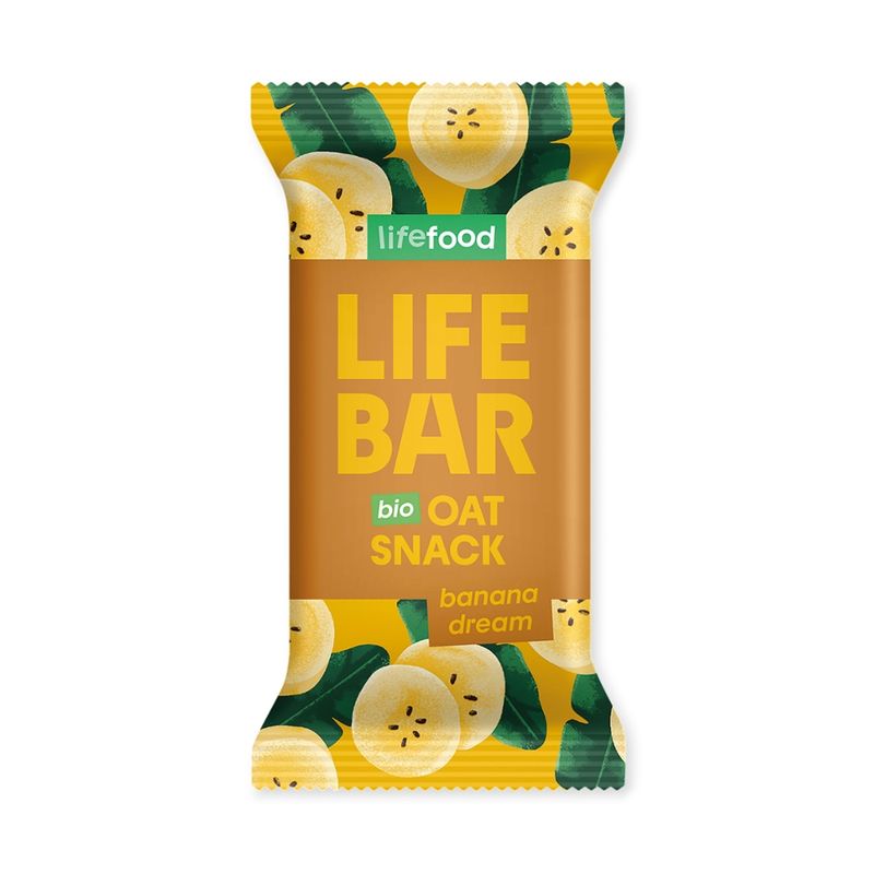 Lifefood  Lifefood Lifebar Oat Snack Banana Dream BIO - Produktbild