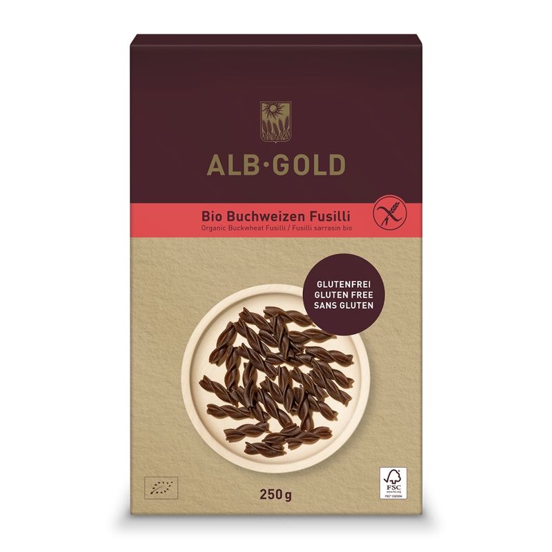 ALB-GOLD ALB-GOLD Bio Buchweizen Fusilli 8x250g - Produktbild