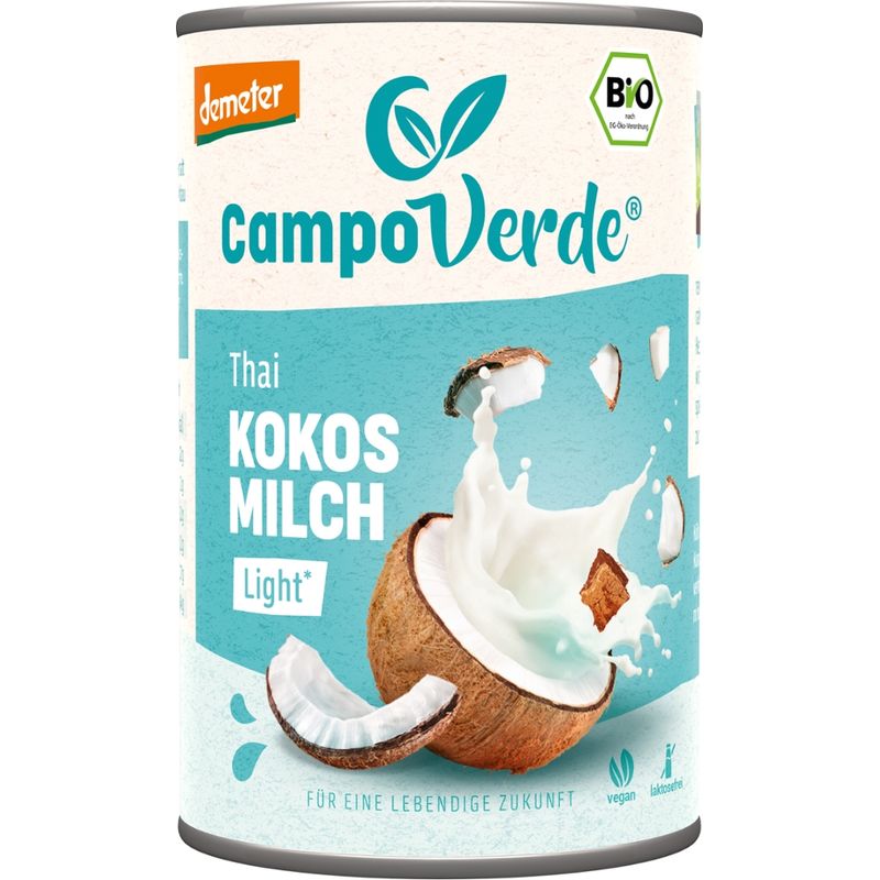 Campo Verde CV demeter Kokosmilch Light 400ml - Produktbild
