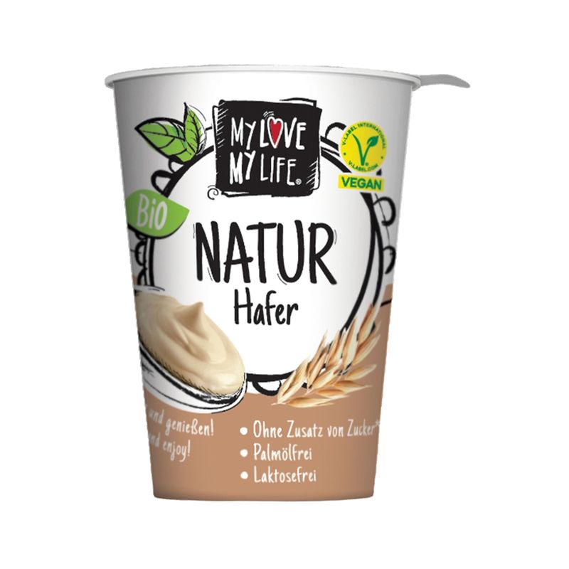My Love My Life MyLove-MyLife Fermentierte Bio-Hafercreme Natur ungesüßt 400 g - Produktbild
