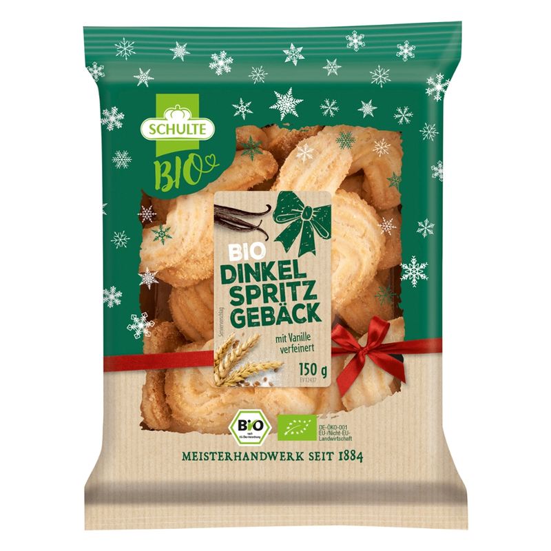 Schulte BioGut  Schulte Bio Dinkel Spritzgebäck - Produktbild