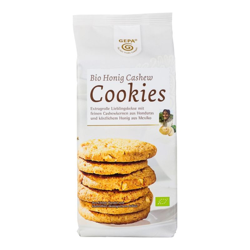 GEPA - The Fair Trade Company Bio Honig Cashew Cookies - Produktbild