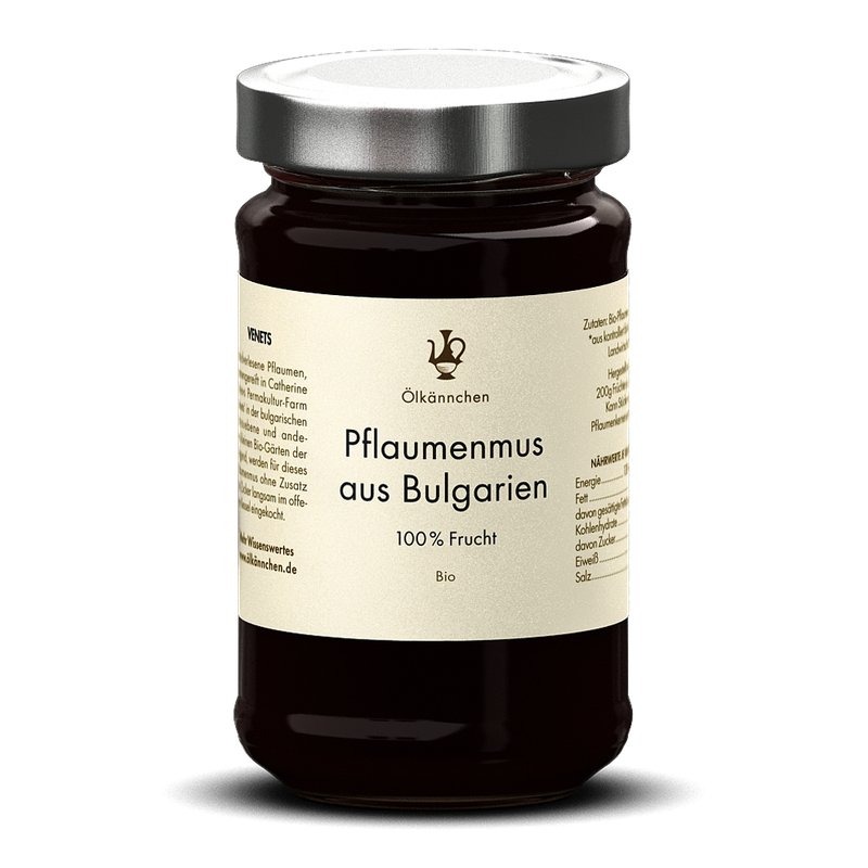 Ölkännchen Ölkännchen Pflaumenmus, 100% Frucht, Todorovo, BG 230g - Produktbild
