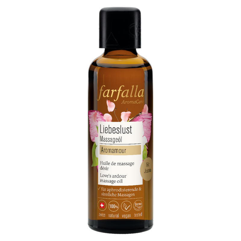 farfalla Aromamour, Liebeslust Massageöl, 75ml - Produktbild