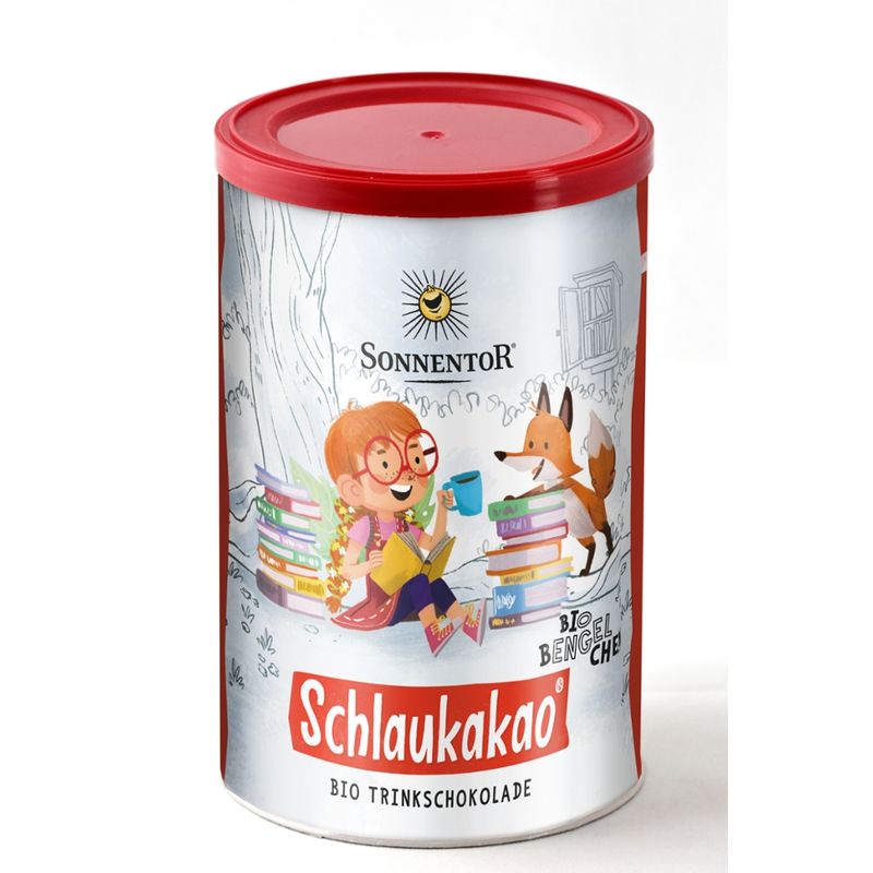 Sonnentor Schlaukakao® Trinkschokolade Bio-Bengelchen®, Dose - Produktbild