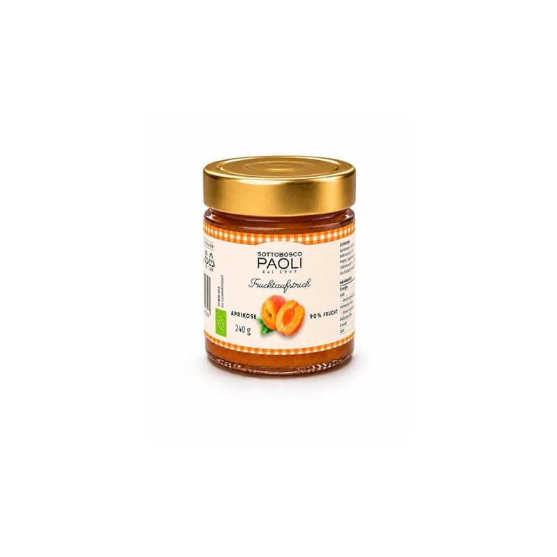 Sottobosco Paoli Fruchtaufstrich Bio Aprikose - Produktbild