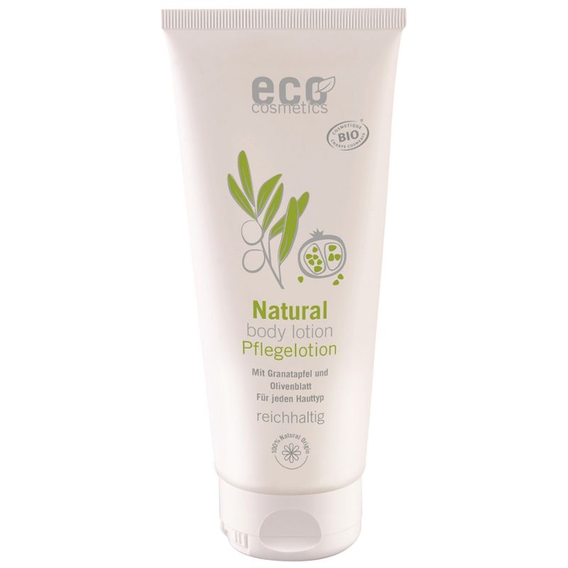 eco cosmetics Pflegelotion mit Olivenblatt und Granatapfel - Produktbild