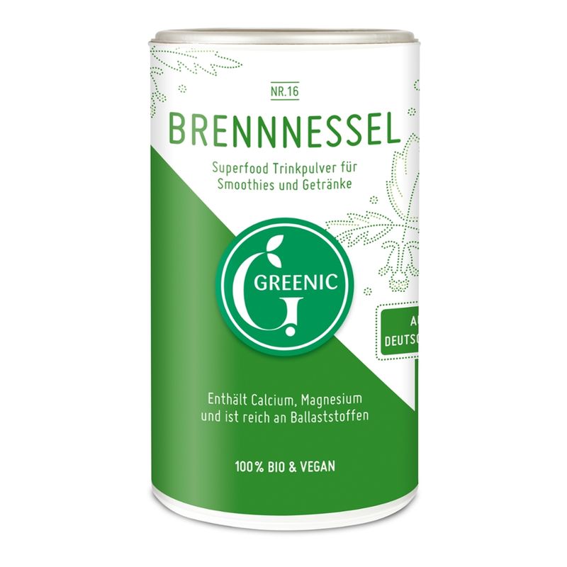 Greenic Brennnessel Superfood Trinkpulver - Produktbild