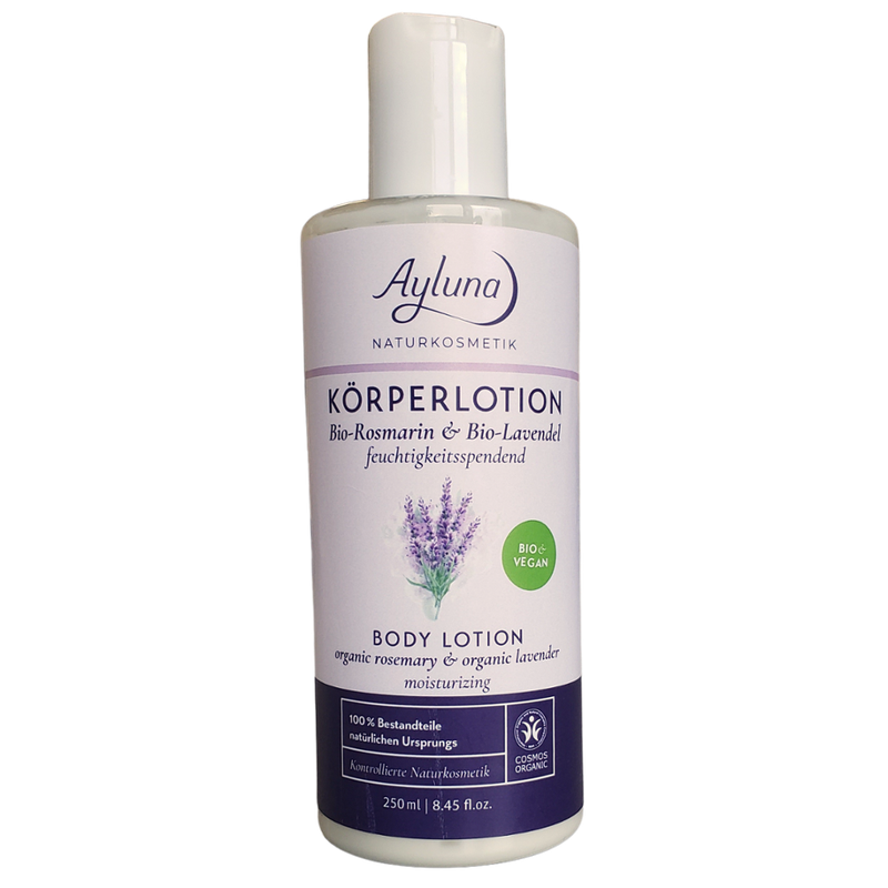 Ayluna Köperlotion Bio-Rosmarin & Bio-Lavendel feuchtigkeitsspendend - Produktbild