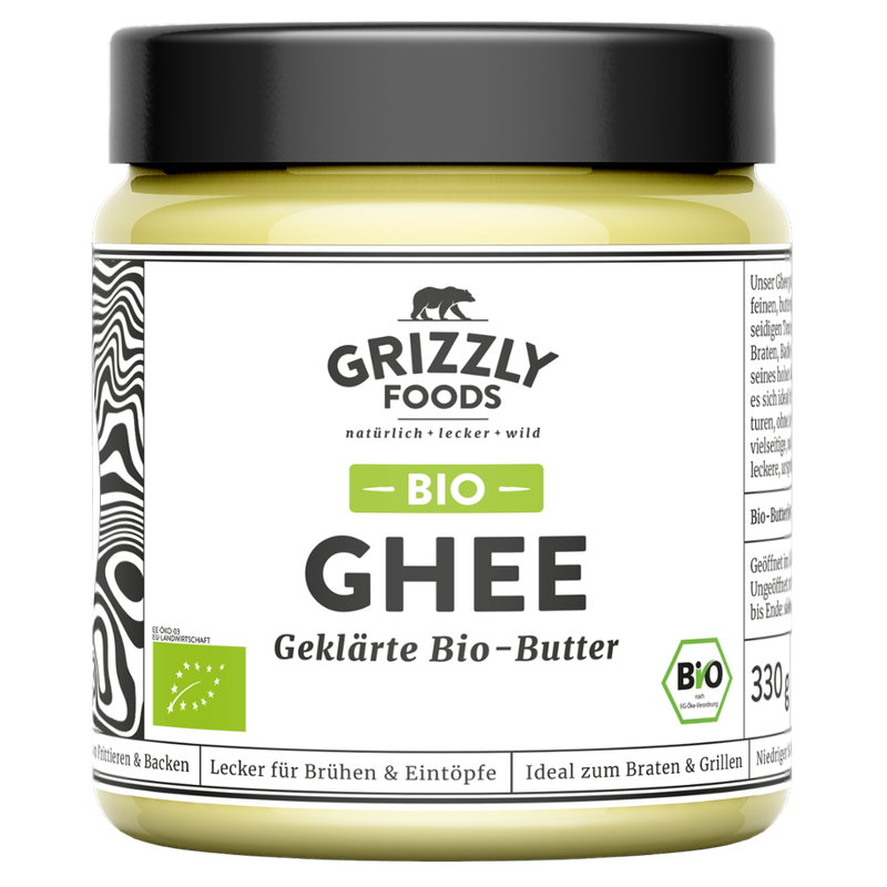 Grizzly Foods Bio-Ghee / Geklärte Bio-Butter - Produktbild